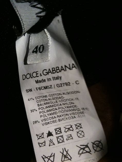 dolce and gabbana label